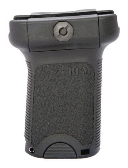 Picture of Bcm Vgsblk Bcmgunfighter Short Vertical Grip Made Of Polymer With Black Aggressive Textured Finish With Storage Compartment For Picatinny Rail 