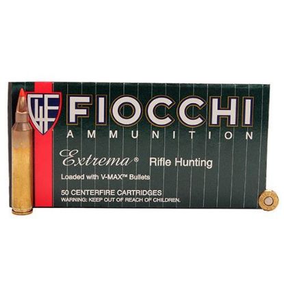 Picture of Fiocchi Ammunition 204 Ruger 32 Grain Hornady V-Max 50 Round Box