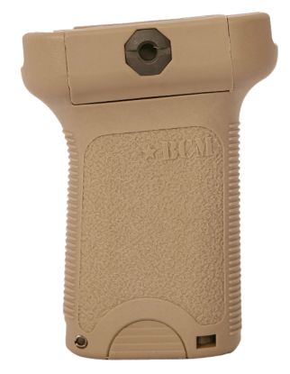 Picture of Bcm Vgsfde Bcmgunfighter Short Vertical Grip Made Of Polymer With Flat Dark Earth Aggressive Textured Finish With Storage Compartment For Picatinny Rail 