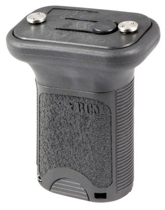 Picture of Bcm Vgskmblk Bcmgunfighter Short Vertical Grip Made Of Polymer With Black Aggressive Textured Finish With Storage Compartment For Keymod Rail 
