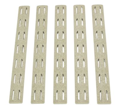 Picture of Bcm Kmrrpfde5 Keymod Rail Panel Kit Ar-15 Flat Dark Earth Polymer 5 Pack 