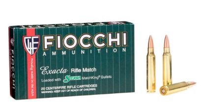 Picture of Fiocchi Ammunition 223 Rem 77 Grain Sierra Matchking Hollow Point Boat Tail 20 Round Box