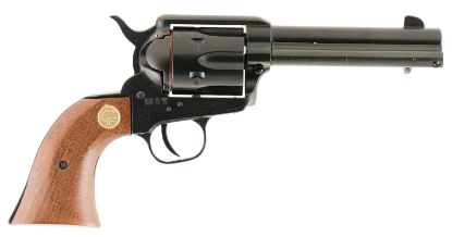 Picture of Chiappa Firearms 340053 Saa 1873 Medium Frame 22 Lr 6 Shot, 4.75" Blued Steel Barrel, Blued Steel Frame, Blued Cylinder, Wood Grip, Exposed Hammer 