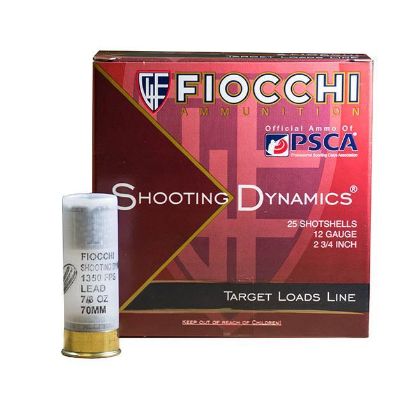 Picture of Fiocchi 12Sd78h8 Target 12 Gauge 2.75 7/8 Oz 8 Shot (Box Of 25)