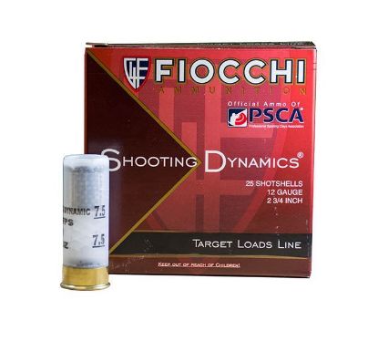 Picture of Fiocchi 12 Gauge Ammo 2 3/4 1 1/8Oz #7.5 1200 Fps (10 Boxes Of 25 Round)