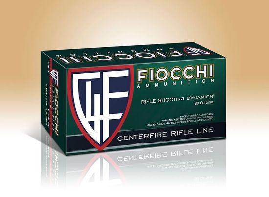 Picture of Fiocchi Ammunition 30 Carbine 100 Grain Full Metal Jacket Boat Tail 50 Round Box