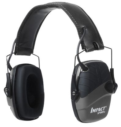Picture of Howard Leight R02524 Impact Sport Electronic Muff 22 Db Over The Head Gray/Black Adult 1 Pair 