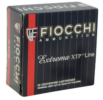 Picture of Fiocchi .45 Acp 230 Grain Xtp Hollow Point Ammo (Box Of 25 Round)