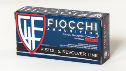 Picture of Fiocchi Ammunition 9Mm 124 Grain Re-Loadable Full Metal Jacket With Truncated Cone 1000 Round Case