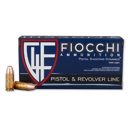 Picture of Fiocchi Ammunition 9Mm 147 Grain Full Metal Jacket 50 Round Box