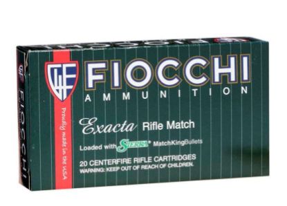 Picture of Fiocchi Exacta .223 Remington 69 Grain Smk Bthp Ammo (Box Of 20 Round)