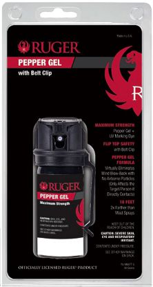 Picture of Sabre Rum60ftg Ruger Belt Clip Oc Pepper Range 18 Ft 1.80 Oz 