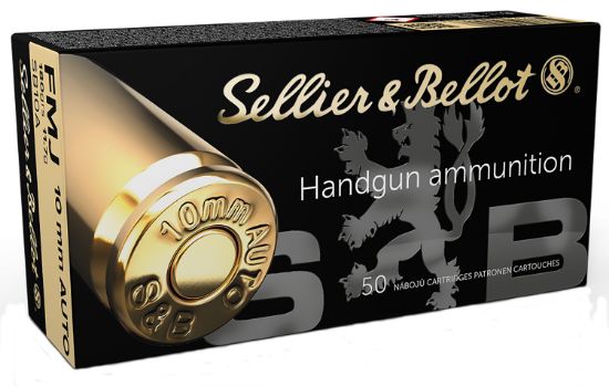 Picture of Sellier & Bellot Sb10a Handgun 10Mm Auto 180 Gr Full Metal Jacket 50 Per Box/ 20 Case 