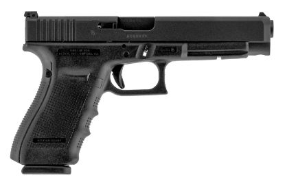 Picture of Glock Ug4130103mos G41 Gen4 Competition Mos 45 Acp 13+1 5.31" Black Steel Barrel, Matte Black Mos Cut/Serrated Steel Slide, Black Polymer Frame W/Picatinny Rail, Usa Made 