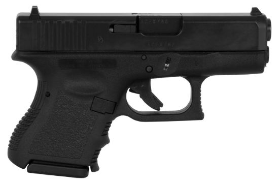 Picture of Glock Ui2650201 G26 Gen3 Subcompact 9Mm Luger 3.43" Barrel 10+1, Black Frame & Slide, Finger Grooved Textured Polymer Grip, Safe Action Trigger (Us Made) 