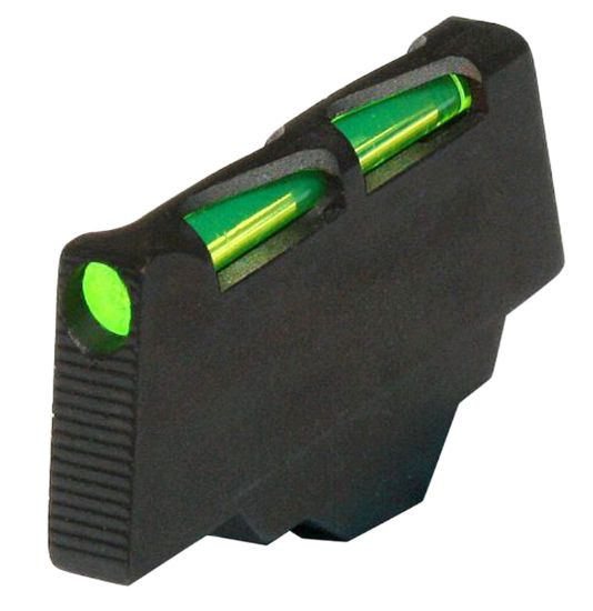 Picture of Hiviz Rblw01 Ruger Super Blackhawk Litewave Front Sight Black | Green Interchangeable Fiber Optic 