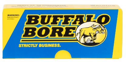 Picture of Buffalo Bore Ammunition 24L20 Outdoorsman Strictly Business 9Mm Luger 147 Gr Hard Cast Flat Nose 20 Per Box/ 12 Case 