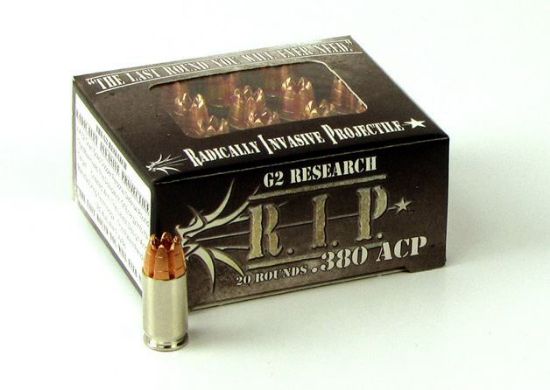 Picture of G2 Research 380 Acp 62 Grain R.I.P. Ammo - Box Of 20 Round