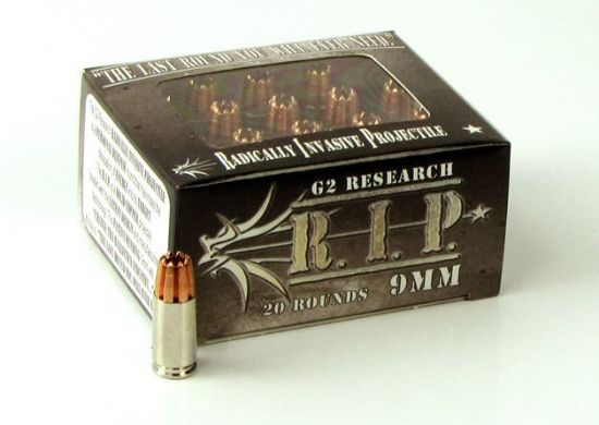 Picture of G2 Research 9 Mm 92 Grain R.I.P. Ammo - Box Of 20 Round