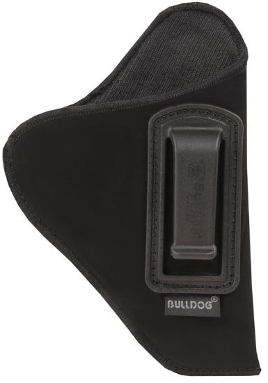 Picture of Bulldog Dip20 Deluxe Iwb Black Suede Like Belt Clip Fits Glock 42/43/Ruger Lc9/2-3" Barrel Right Hand 