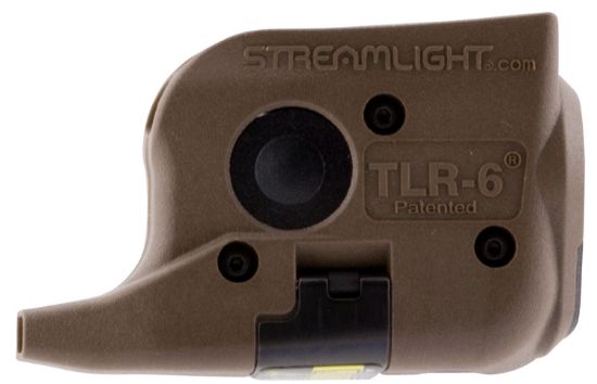 Picture of Streamlight 69278 Tlr-6 Gun Light Flat Dark Earth 100 Lumens White Led/Red Laser Glock 42/43/43X/48 