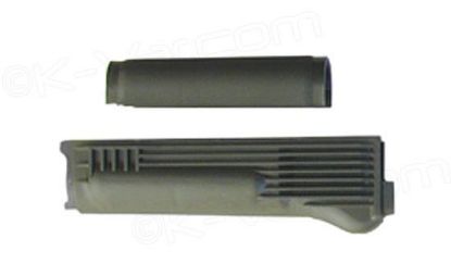 Picture of Arsenal Od Green Polymer Handguard Set With Stainless Steel Heat Shield For Stamped Receivers