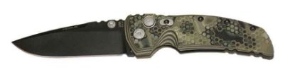 Picture of Hogue Ex-01 3.5" G-Mascus Green Cerakote G10 Frame Tread Folder Drop Point Blade