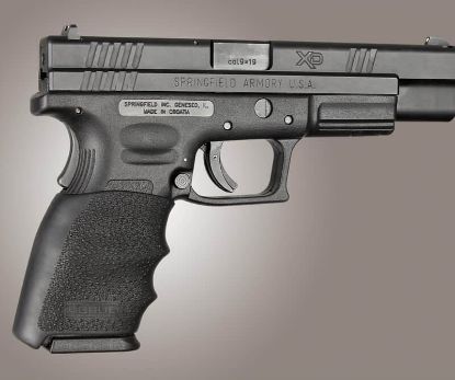 Picture of Hogue Handall Hybrid Springfield Xd9 9 Mm .40 S&W .357 Sig Pistol Grip Sleeve - Black