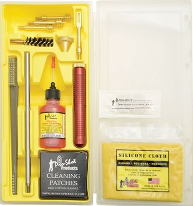 Picture of Pro-Shot Mpk3845 Classic Box Kit .38/ .45 Cal Pistol/Yellow Plastic Case 