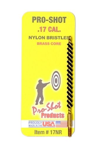 Picture of Pro-Shot 7Nr Bore Brush 7Mm Rifle #8-32 Thread Nylon Bristles Brass Core 