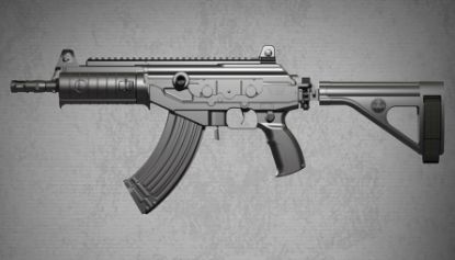 Picture of Iwi Galil Ace 7.62 X 39Mm Semi Auto Pistol With 8.3 In Barrel Folding Stabilizing Brace And 30 Round Magazine