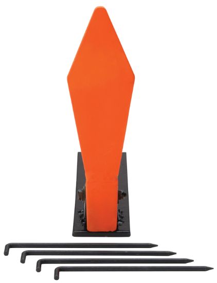 Picture of Champion Targets 44886 .22 Diamond Pop-Up Target Rimfire Rifles Orange Steel Diamond Standing Includes Ground Stakes 