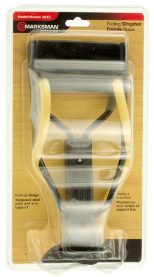 Picture of Marksman 3040 Marksman 3040 Folding Slingshot Yellow Classic Band Black Molded Handle 