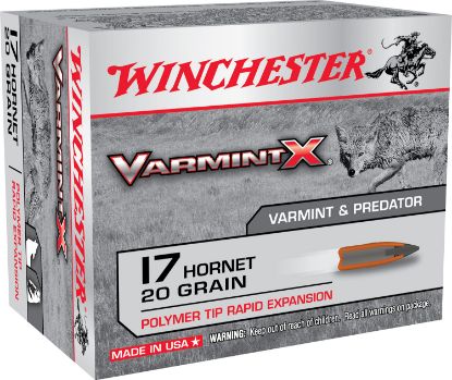 Picture of Winchester Ammo X17p Varmint X 17 Hornet 20 Gr Polymer Tip Rapid Expansion 20 Per Box/ 10 Case 