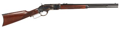 Picture of Taylors & Company 550220 1873 Lever Action 357 Mag Caliber With 10+1 Capacity, 20" Blued Barrel, Color Case Hardened Metal Finish & Checkered Walnut Stock Right Hand (Full Size) 