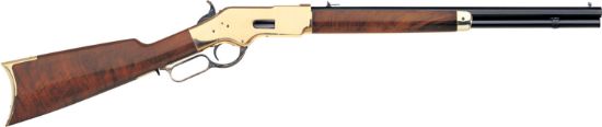 Picture of Taylors & Company 550190 1866 45 Colt (Lc) Caliber With 10+1 Capacity, 20" Blued Octagon Barrel, Brass Metal Finish & Walnut Stock Right Hand (Full Size) 