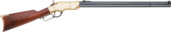 Picture of Taylors & Company 550252 1860 44-40 Win Caliber With 13+1 Capacity, 24.25" Blued Octagon Barrel, Brass Metal Finish & Walnut Stock Right Hand (Full Size) 