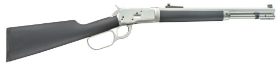 Picture of Taylors & Company 220081 1892 Alaskan Take-Down 44 Rem Mag Caliber With 7+1 Capacity, 16" Barrel, Matte Chrome Metal Finish & Softtouch Black Synthetic Stock Right Hand (Full Size) 