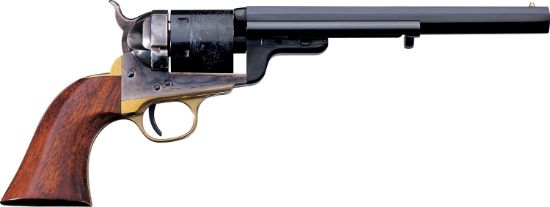 Picture of Taylors & Company 550733 1851 C. Mason 38 Special 6Rd Shot 5.50" Blued Round Barrel Blued Cylinder Color Case Hardened Color Case Hardened Steel Frame Walnut Grip 