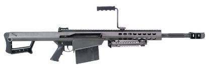 Picture of Barrett 13318 M82a1 50 Bmg 10+1 20" Chrome-Lined Fluted Barrel, Black Cerakote Steel Receiver, Black Fixed Stock W/Sorbothane Recoil Pad, M1913 Optics Rail, Includes Hard Carry Case 