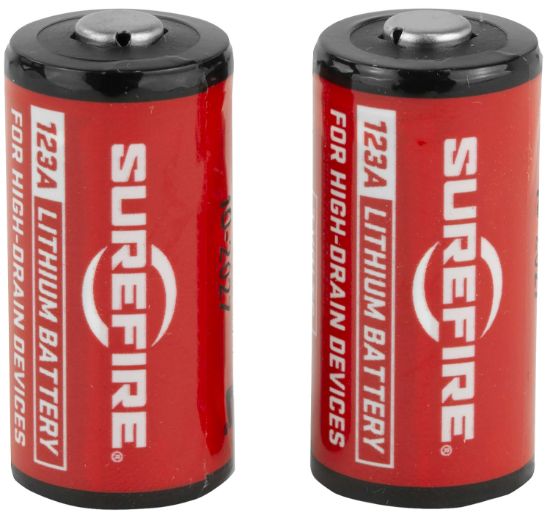 Picture of Surefire Sf2cb 123A Batteries Red/Black 3.0 Volts 1,500 Mah (2) Single Pack 