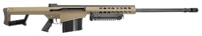 Picture of Barrett 14031 M82a1 50 Bmg 10+1 29" Fluted Barrel, Flat Dark Earth Cerakote Steel Receiver, M1913 Picatinny Acc. Rail, Fde Synthetic Stock W/Sorbothane Recoil Pad, Includes Hard Carry Case 