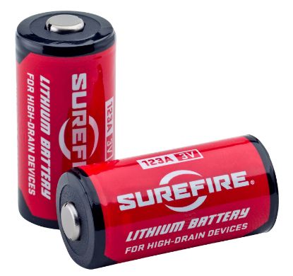 Picture of Surefire Sf6bc 123A Batteries Red/Black 3.0 Volts 1,500 Mah (6) Single Pack Clamshell 