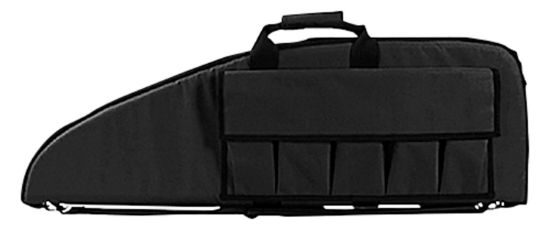 Picture of Ncstar Cv290742 Vism Rifle Case Black Pvc Nylon W/ Foam Padding Double Zippers Carry Handle & Id Holder 