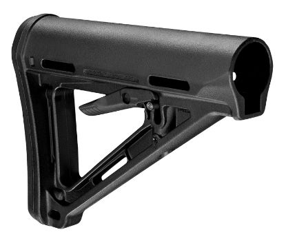 Picture of Magpul Mag400-Blk Moe Carbine Stock Black Synthetic For Ar-15, M16, M4 Mil-Spec Tube (Tube Not Included) 