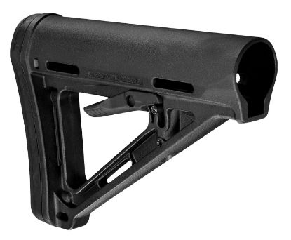 Picture of Magpul Mag401-Blk Moe Carbine Stock Black Synthetic With Ar-15, M16, M4 With Commercial Tube (Tube Not Included) 