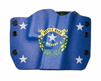 Picture of Bullseye Holster Owb Rh Glock - Nevada Flag