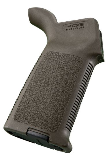 Picture of Magpul Mag415-Odg Moe Grip Aggressive Textured Od Green Polymer For Ar-15, Ar-10, M4, M16, M110, Sr25 