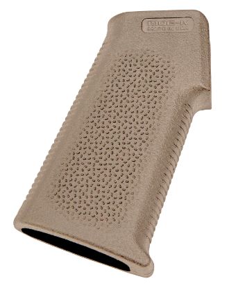 Picture of Magpul Mag438-Fde Moe-K Grip Aggressive Textured Flat Dark Earth Polymer For Ar-15, Ar-10, M4, M16, M110, Sr25 