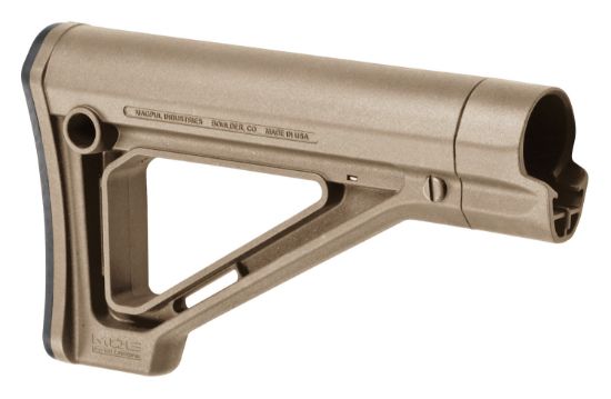 Picture of Magpul Mag480-Fde Moe Carbine Stock Fixed Flat Dark Earth Synthetic For Ar-15, M16, M4 With Mil-Spec Tubes (Tube Not Included) 